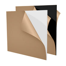 Load image into Gallery viewer, White & Black Acrylic 12" x 12"