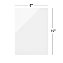 Load image into Gallery viewer, White Acrylic 10" x 8"